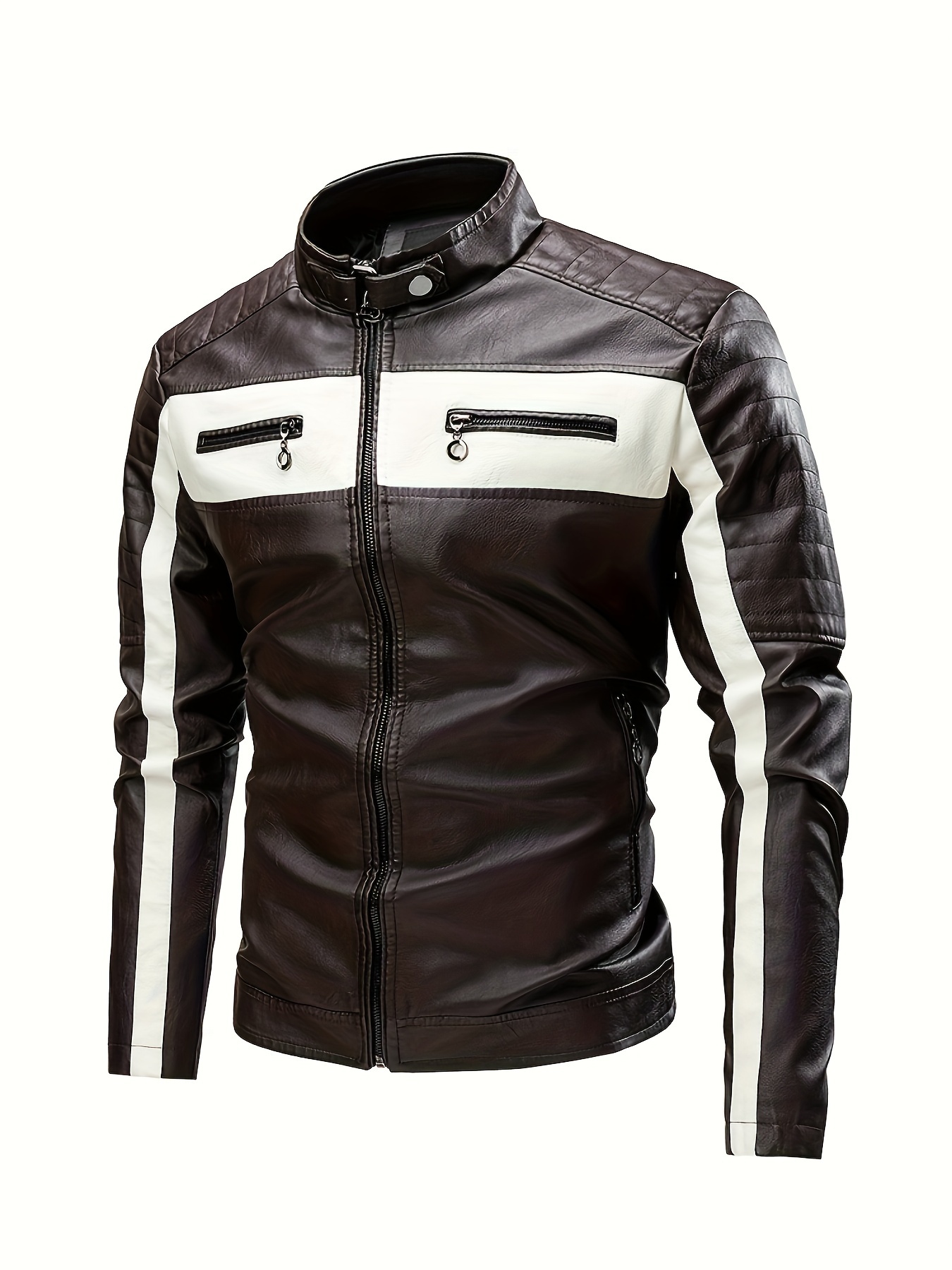 hombre con chaquetas de cuero - Búsqueda de Google  Leather jacket men,  Real leather jacket, Leather jacket black