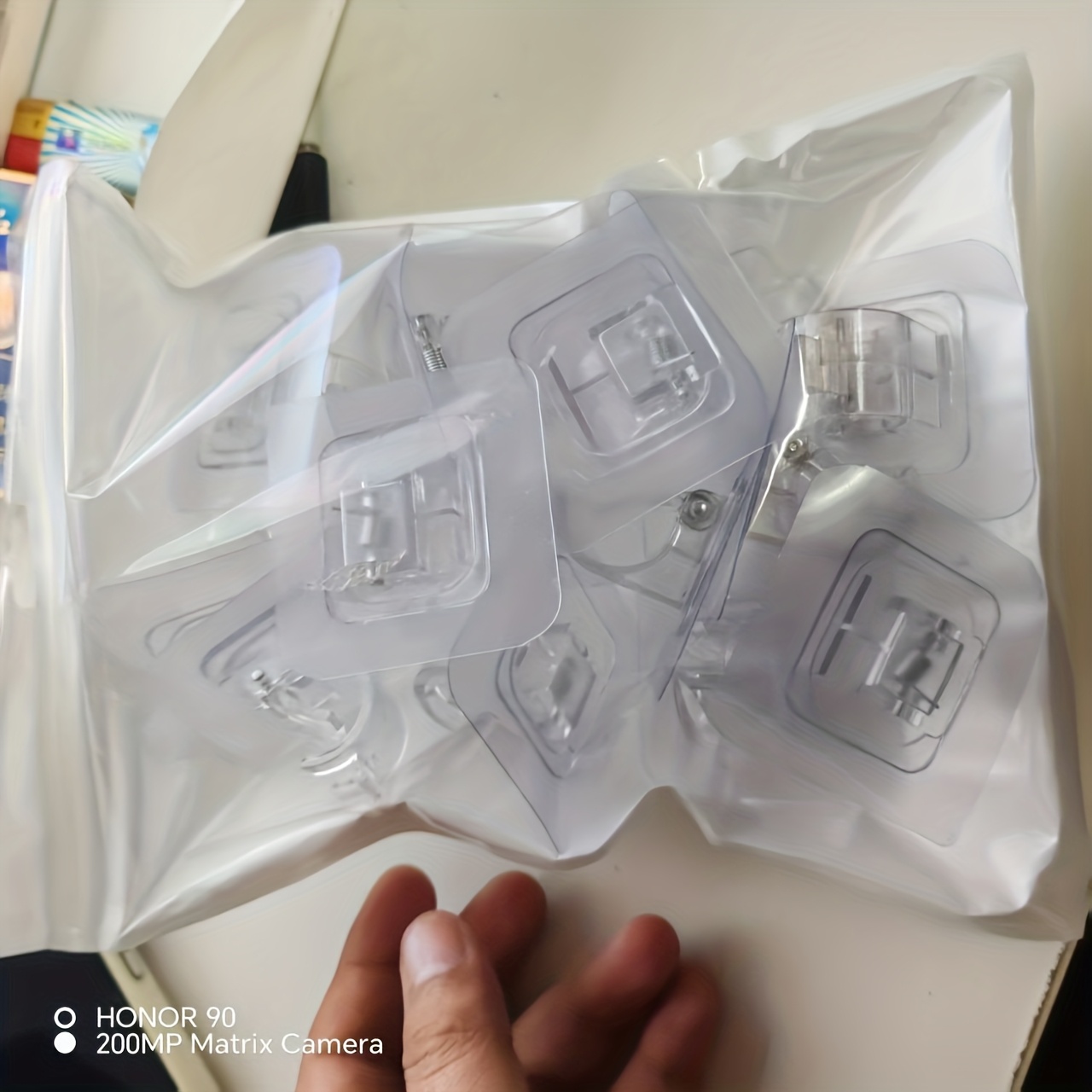 Image of 16pcs No-drill Curtain Rod Brackets - Self-adhesive, Nail-free Wall Mount Brackets, Suitable For Home And Hotel