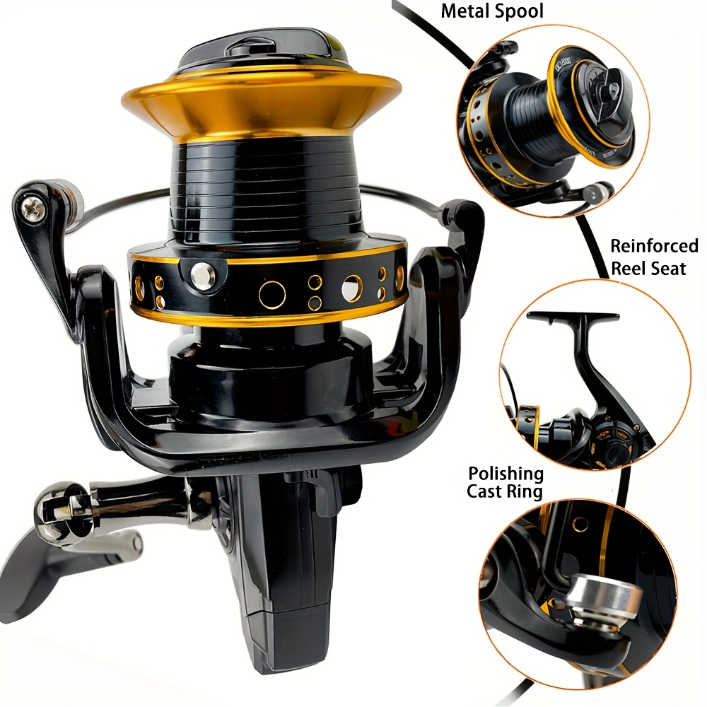 9000-12000 Series * Long Casting Saltwater Spinning * Speed Ratio 4.0:1 Max * 20-30 Kg Metal Angled Spool Fishing Reel Suitable for All * Saltwater Surf * Wheel * Pike Carp 9000-12000 Series * Long Casting Saltwater Spinning * Speed Ratio 4.0:1 Max * 20-30 Kg Metal Angled Spool Fishing Reel Suitable for All * Saltwater Surf * Wheel * Pike Carp