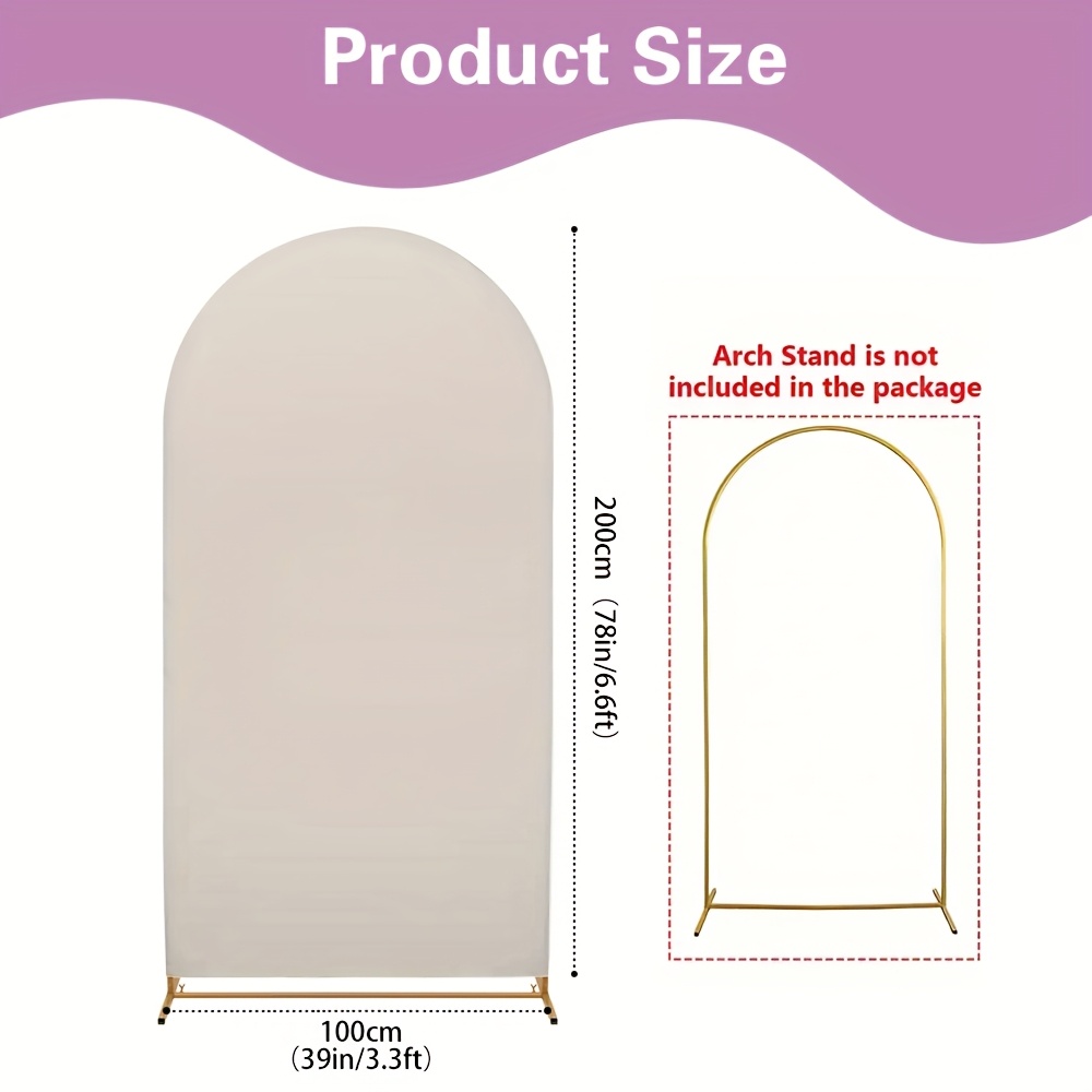 E-shop 2D Flat - 2D Flat - 2D Flat Banner ., Modisches Design Bogenförmige Hintergrundabdeckung Minimal Creme Digitalbedrucktes Polyester Festliche