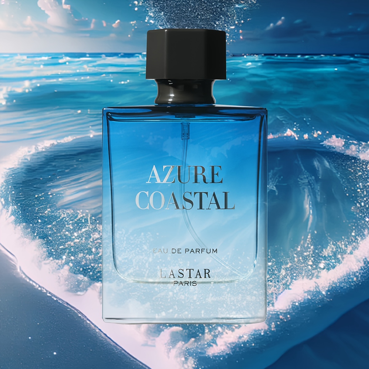 TEMU Lastar Azure Cologne For - Ocean Scent Body Spray, 300g+ Long-lasting Deodorizing Perfume With Natural Freshness, Unisex Cologne Gift For