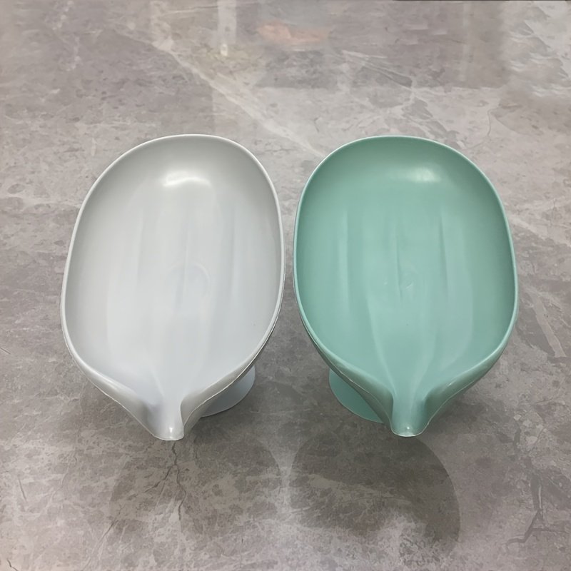 1pc of Soap Dish with Suction Cup, No Drilling Required, Creative Draining Rack That Prevents Water Accumulation for Home Storage