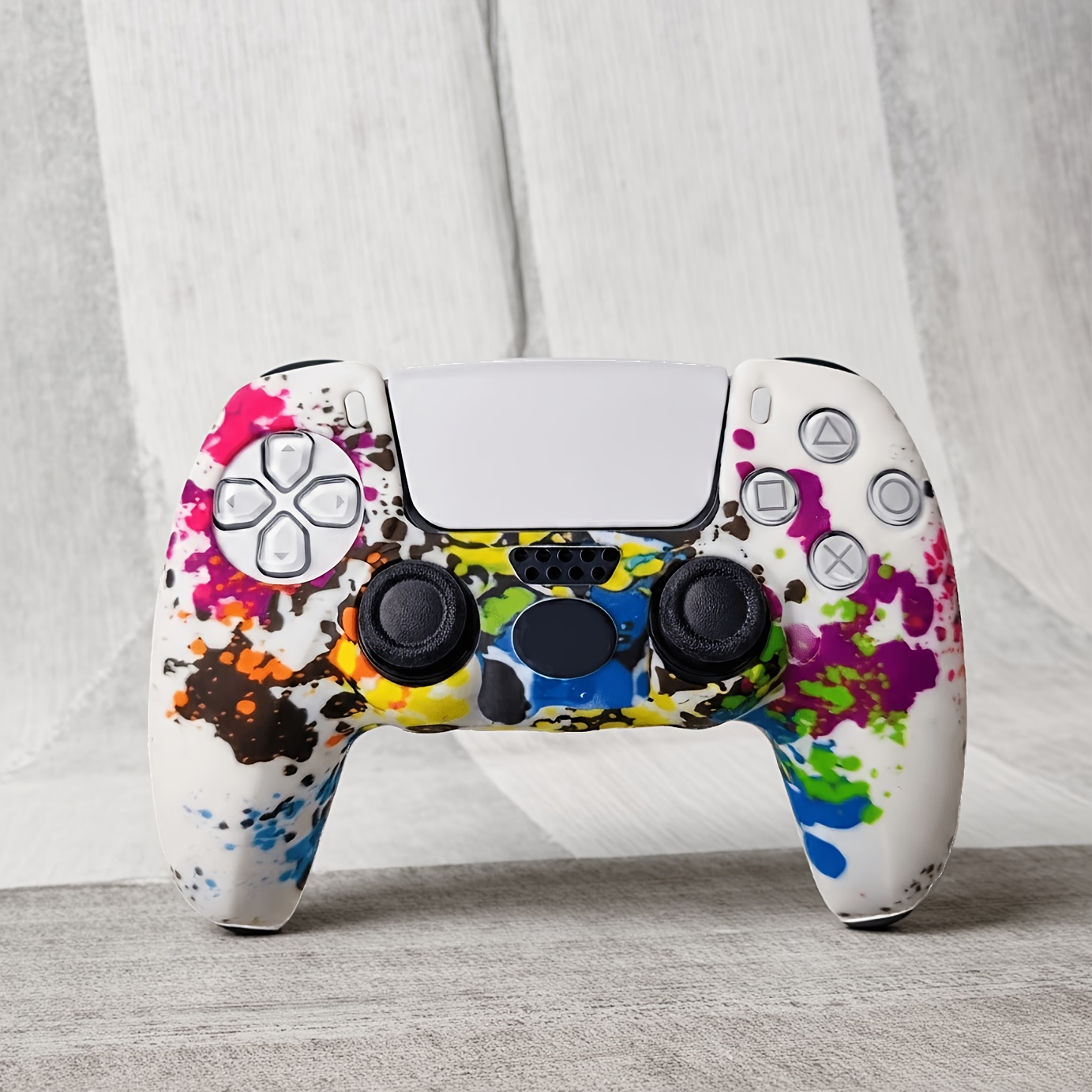 High-quality Silicone Case For The Playstation 5 Dualsense, Designed For A Comfortable Grip, Non-slip, And Sweat-resistant Protection For The Ps5 Controller.