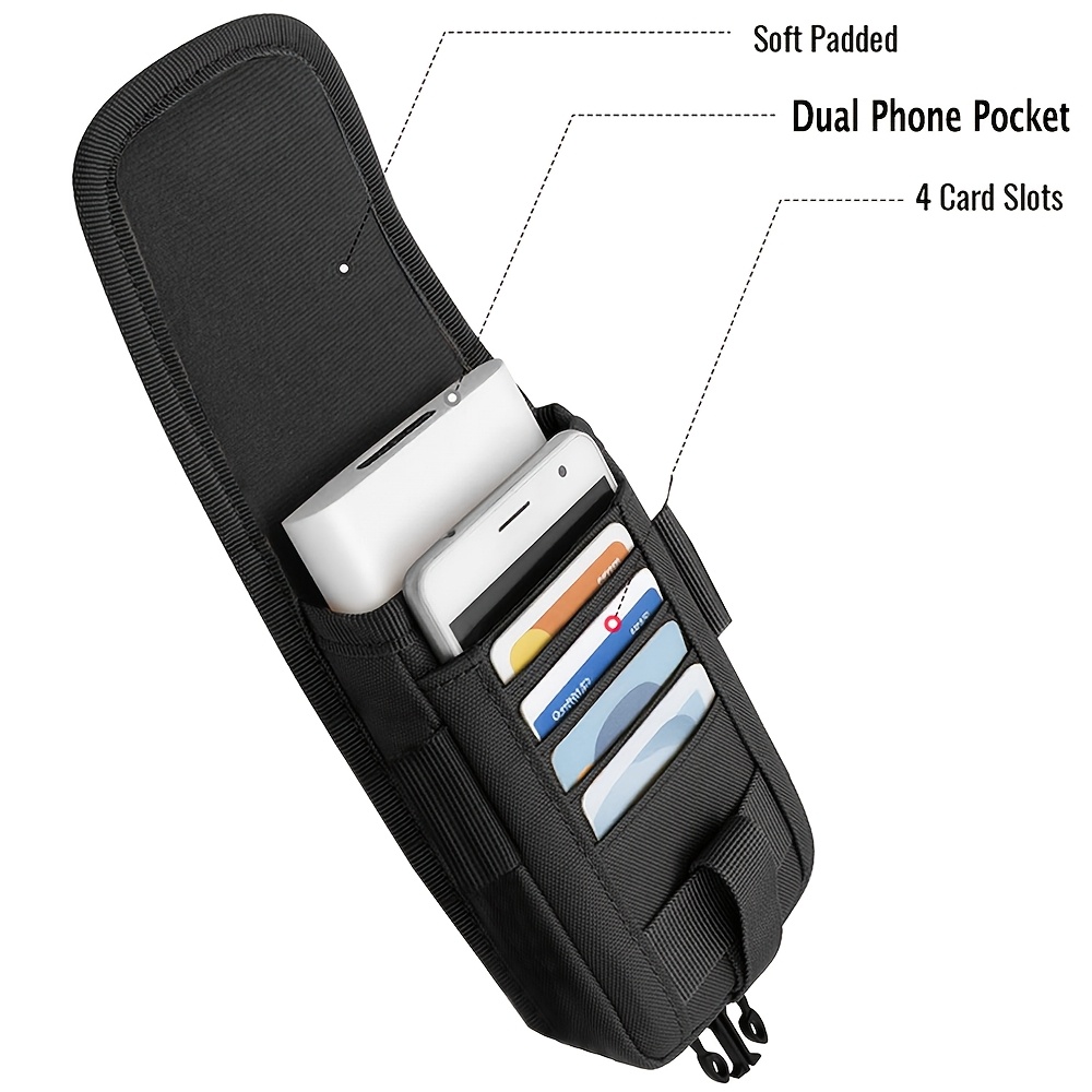 E-shop Handyhülle: Taktische Handytasche Molle EDC Handyhalter Universal Gürteltasche Smartphone-Organizer-Tasche