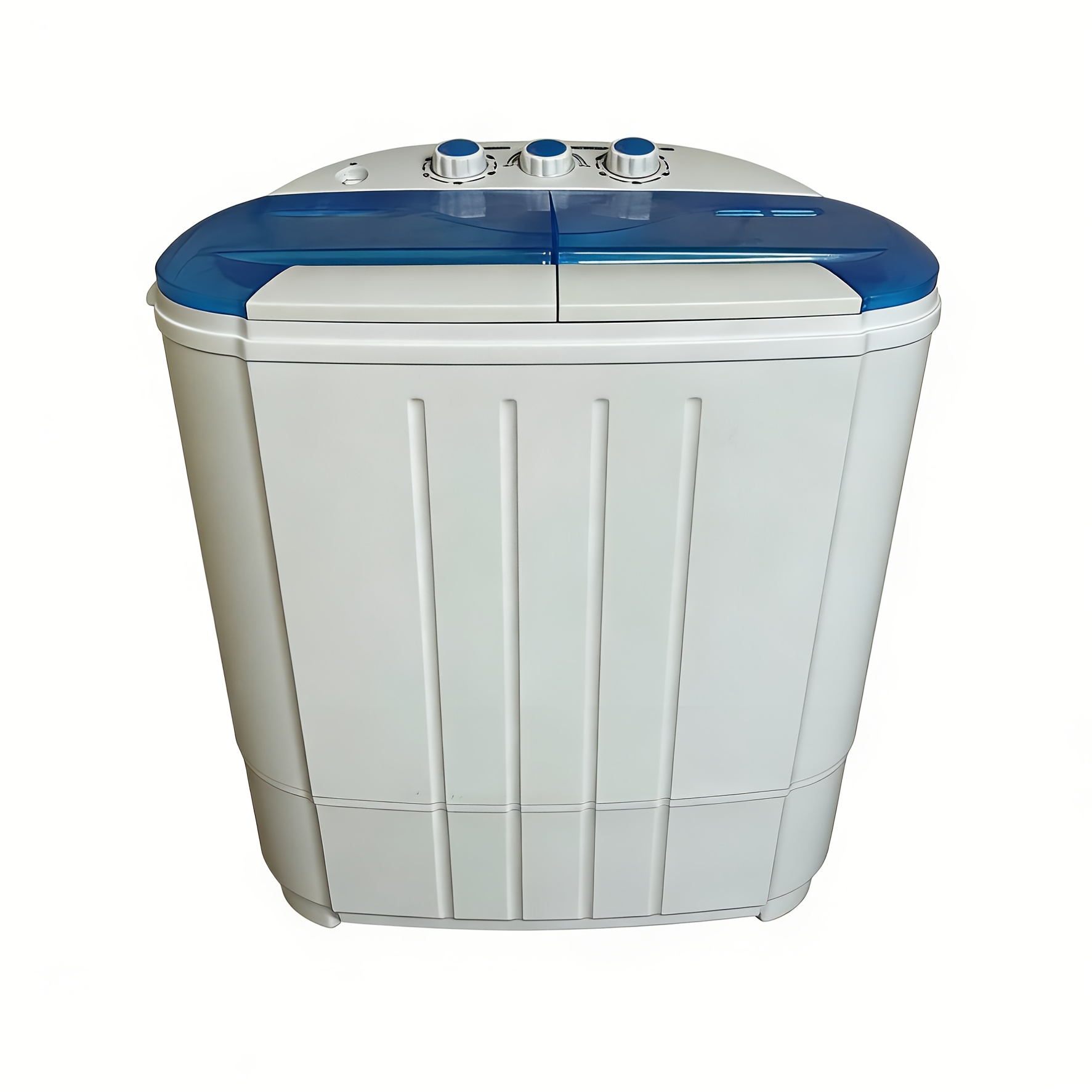 TEMU 14.5lbs Portable Washing Machine, Semi-automatic Twin Tub Washer Spinner Combo, 9.5lbs Wash & 5lbs Spin, Compact Laundry For Small Space,