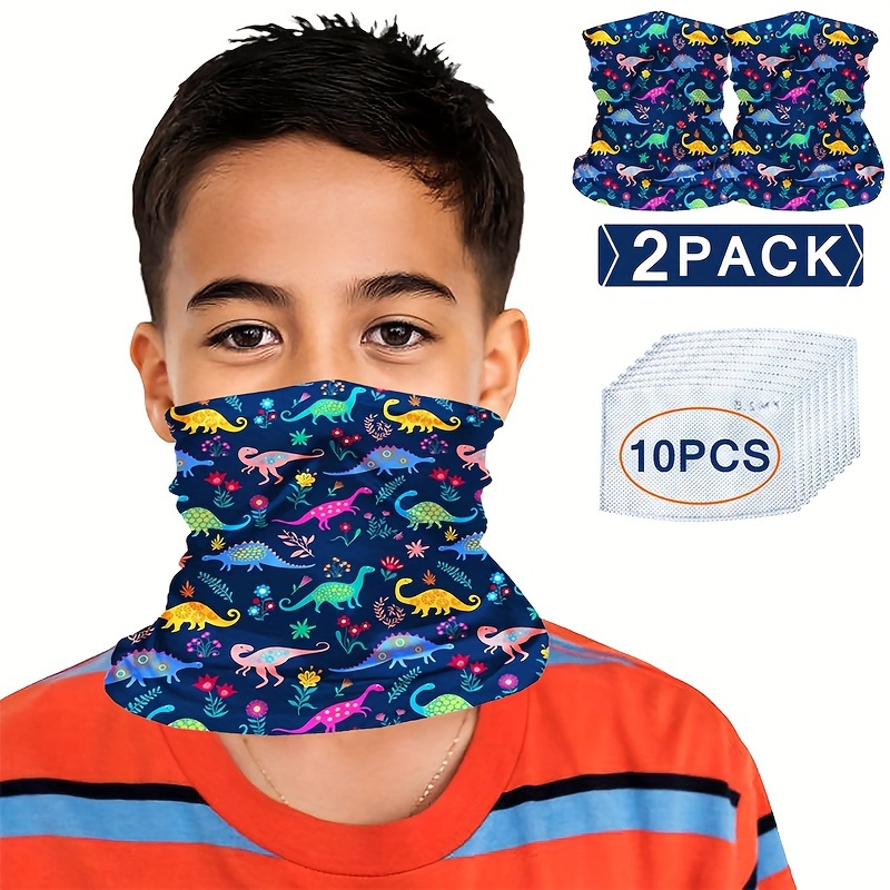 Neck Gaiter Face Mask for Kids Boys Girls - Breathable Windproof UV  Protection