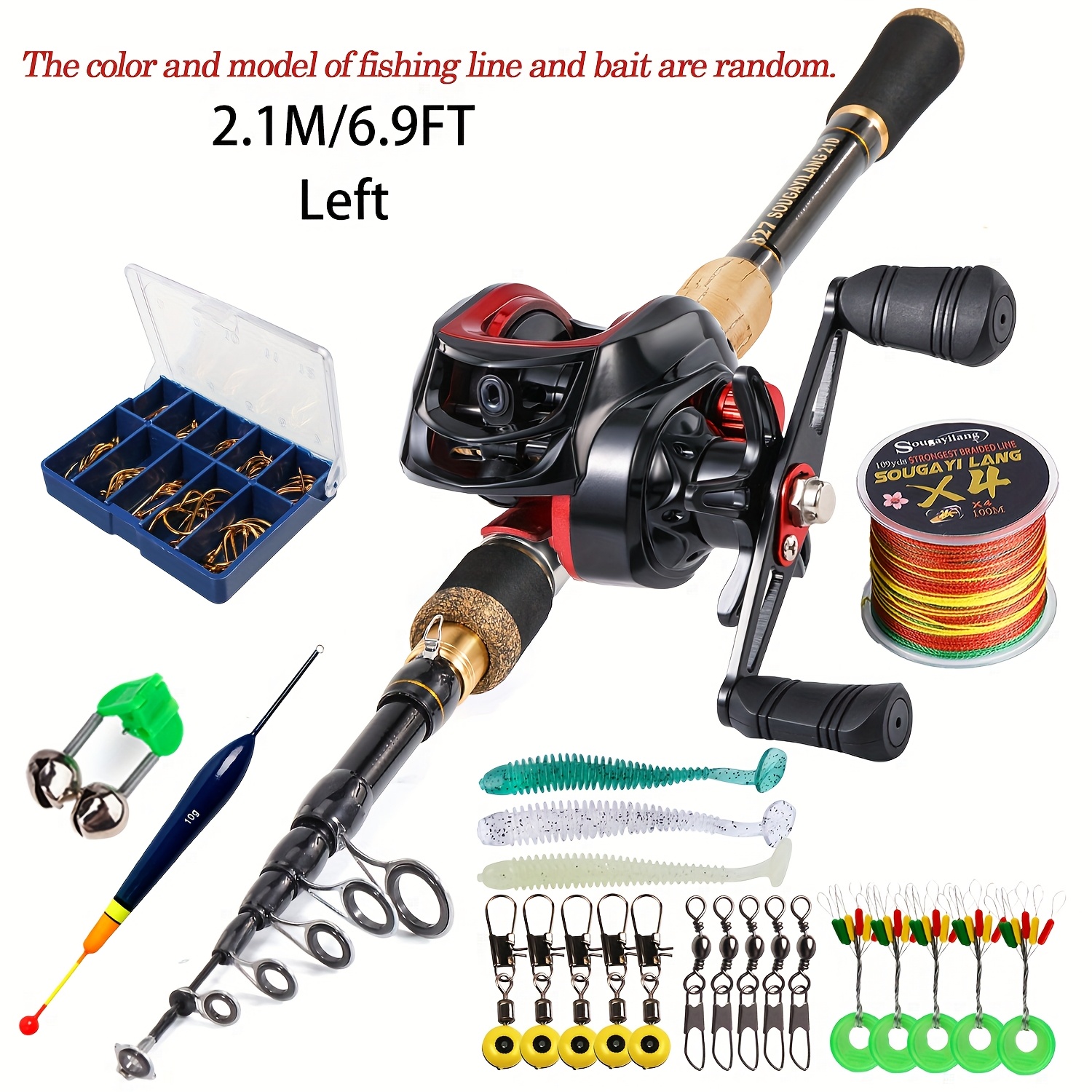 fishing set telescopic carbon rod 18 1 bb 7 2 1 - Temu Sweden