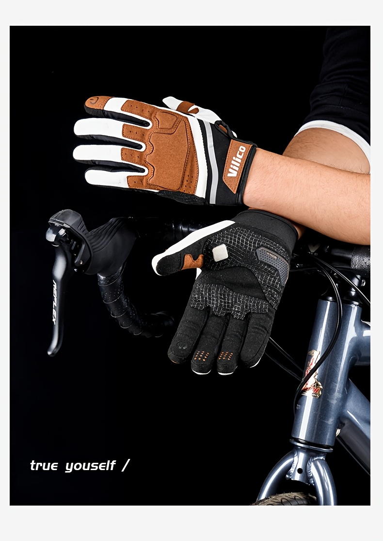 guantes deportivos antideslizantes ciclismo montaña pantalla