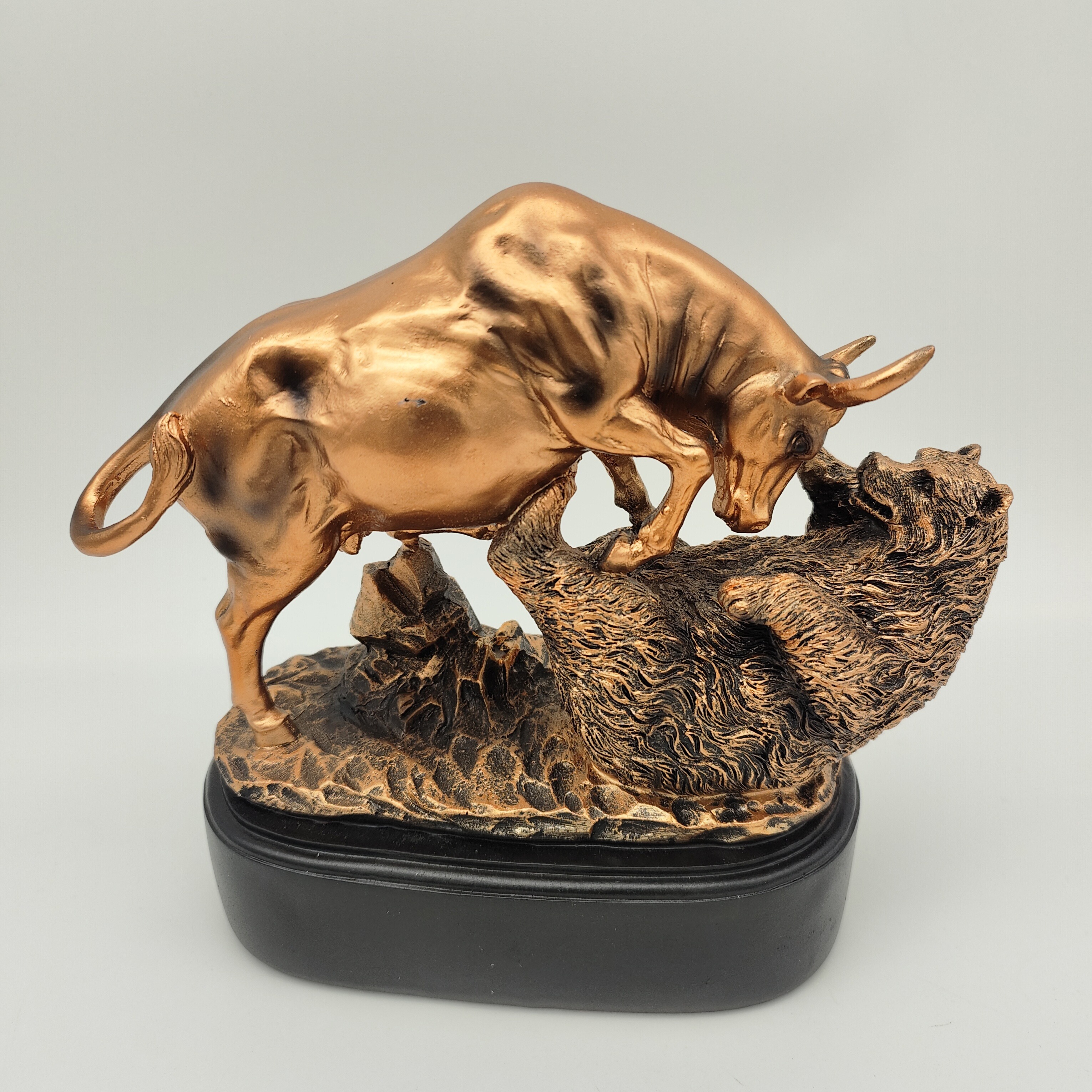 1pc 96g Brass Solid Vintage Cheetah Small Statue Desktop Ornaments