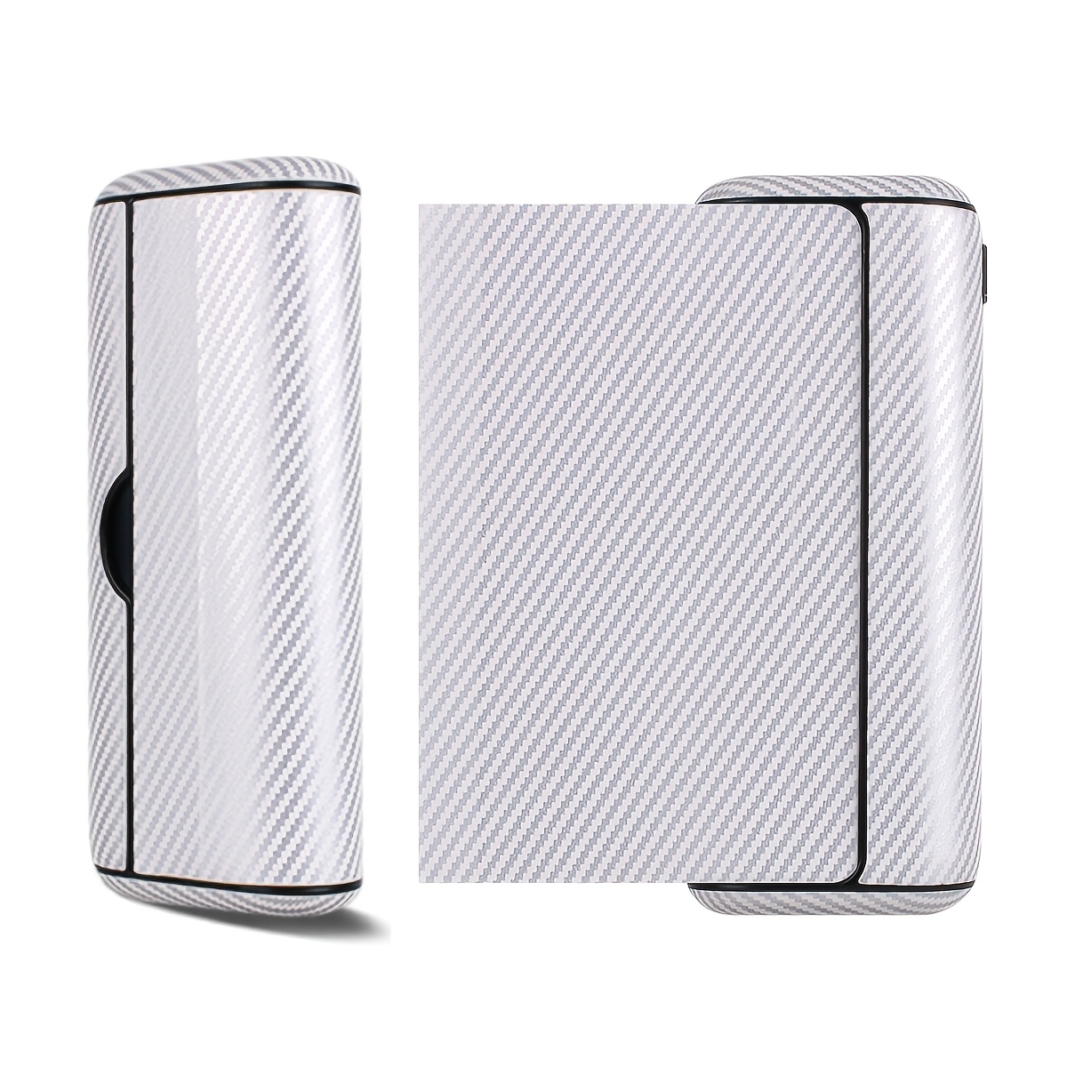 TEMU 1pc For Prime/ 6th/7th Gen Pc And Pu Leather Stitching Protective Case, Fashionable, Simple, Carbon Fiber Texture Pattern, Anti-fall, Anti-slip