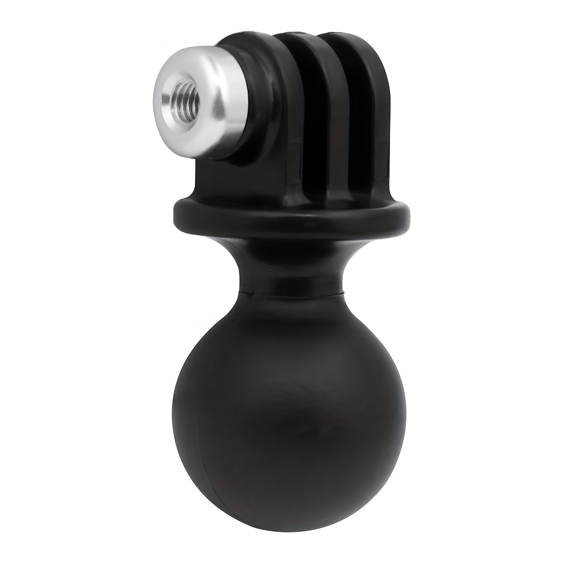 TEMU Mini-basisadapter met 1-inch balhoofd van plastic, 25mm, geschikt voor for gopro Hero 13, 12, 11, 10, , Sjcam, Yi 4K-camera en