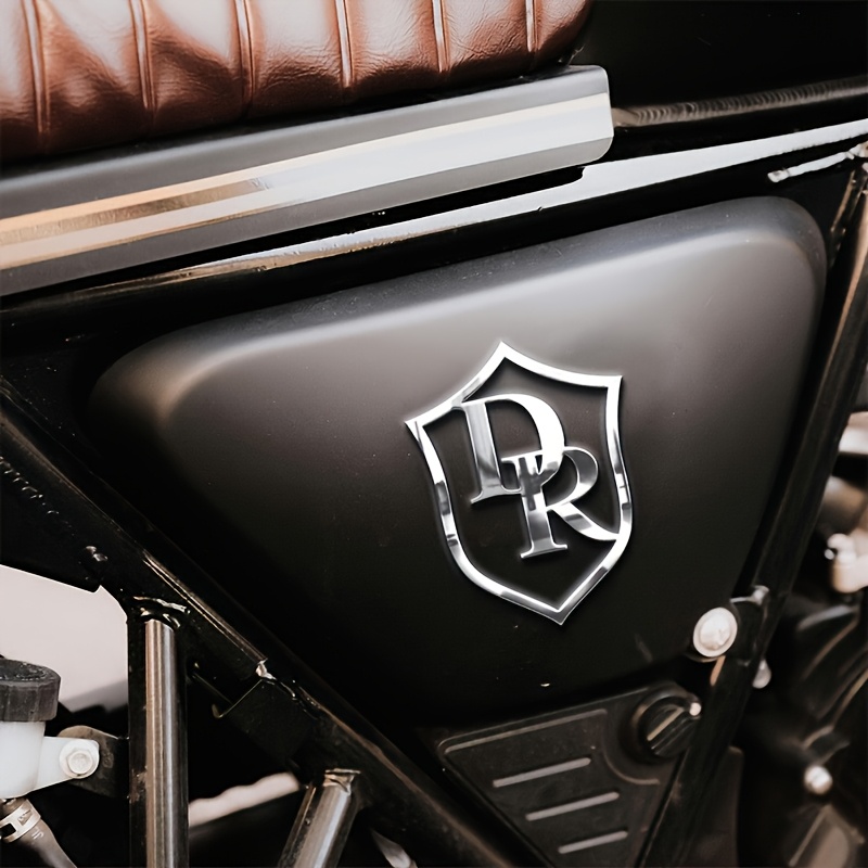 TEMU [customized] Personalized Metal Initial Car Emblem - 1-2 Letter Car Logo, Couple Initial Car Tag, Car Exterior Decoration Car Logo, Car