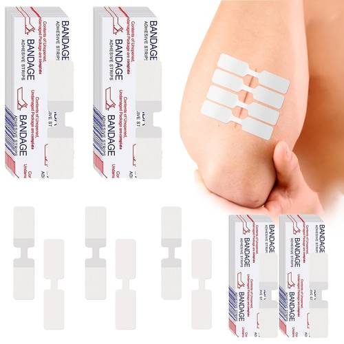 80pcs shaped strips and suture dressings suitable for outdoor and first aid bandages for for cuts abrasions and lightweight and portable