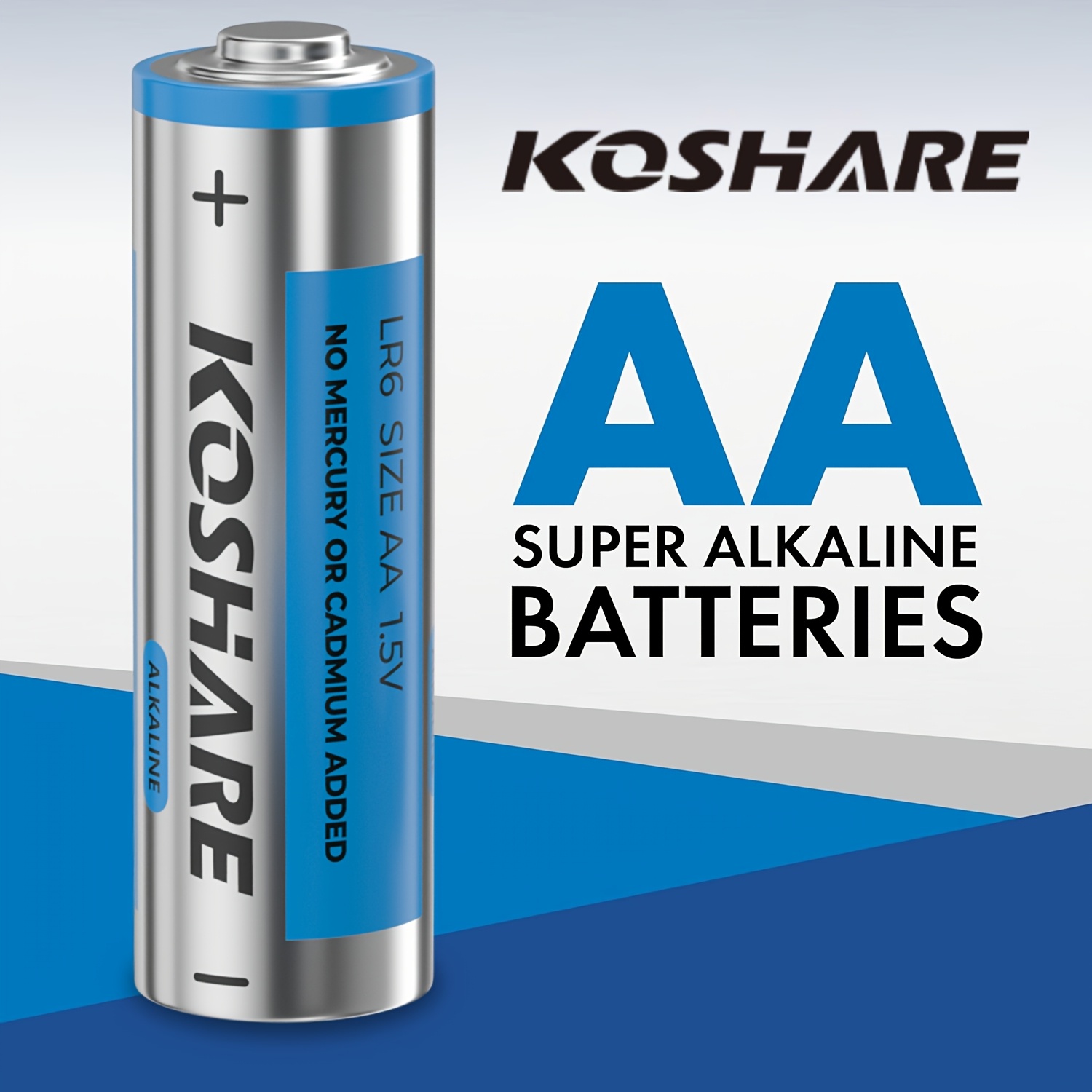 

Koshare 60/40/20 Pack Aa Alkaline Batteries, 1.5v, Long-, High-performance, Non-rechargeable, For Drones, Flashlights, Shavers, Alarm Clocks, Doorbells, Cameras, Remote Controls, Christmas Lights