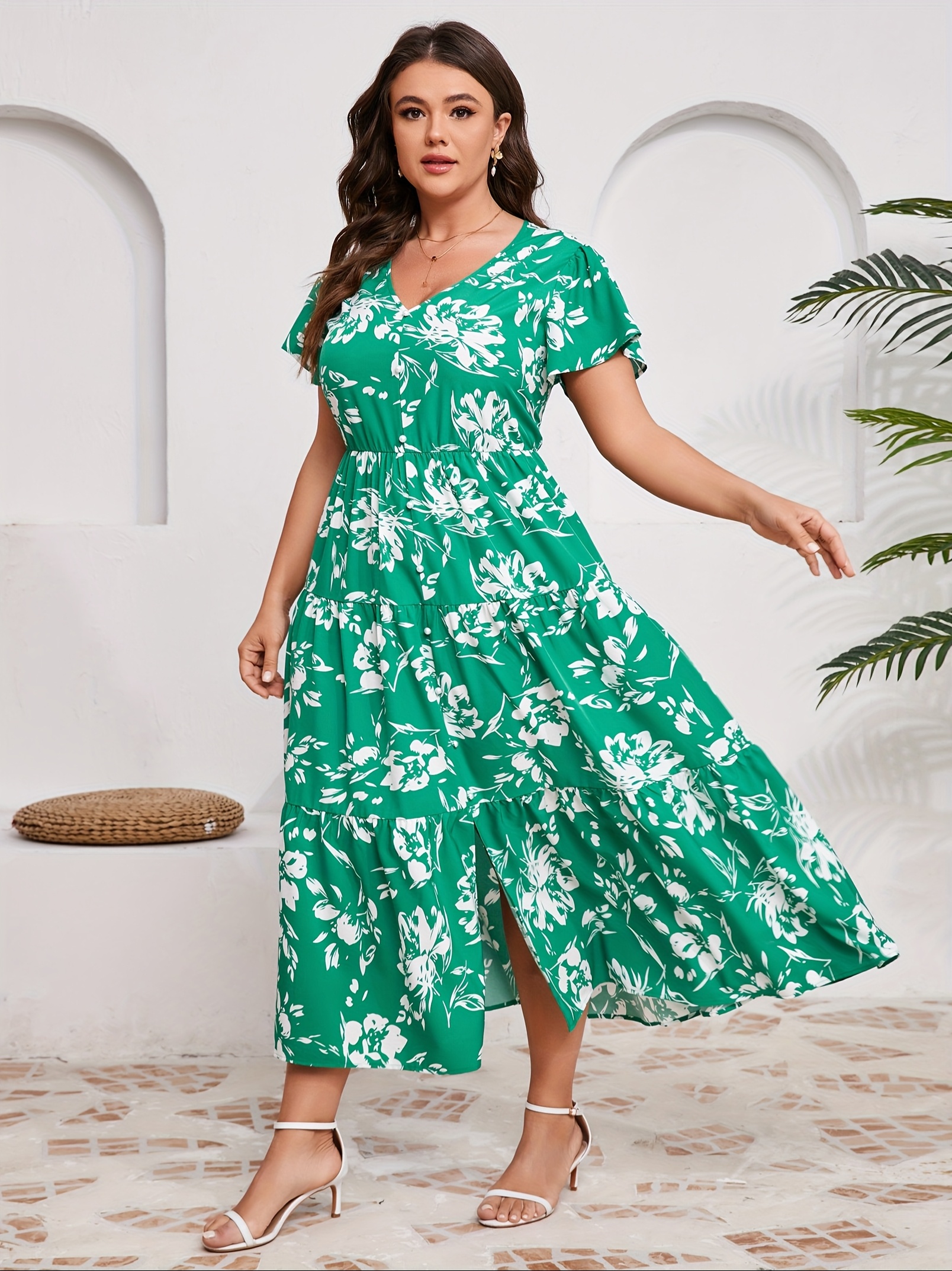 knee length dresses for ladies Soleil Babydoll Dress