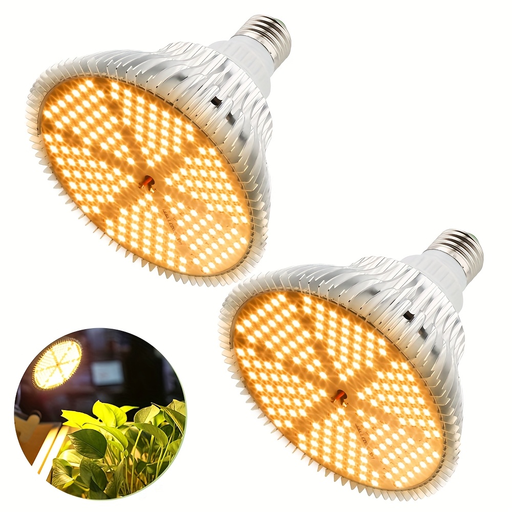 TEMU 2pcs Led Grow Light For Indoor Plants