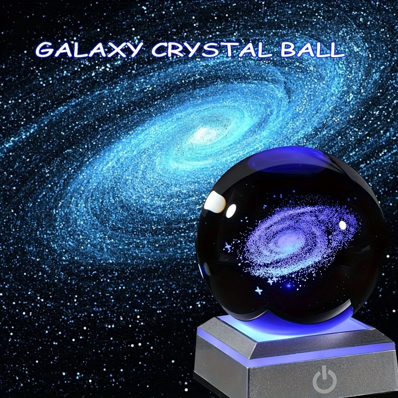 

Crystal Ball - Home Furnishings, Can Change Colors, Usb Charging, Crystal - Space Decoration, Like Space Astronomy On Halloween And Christmas