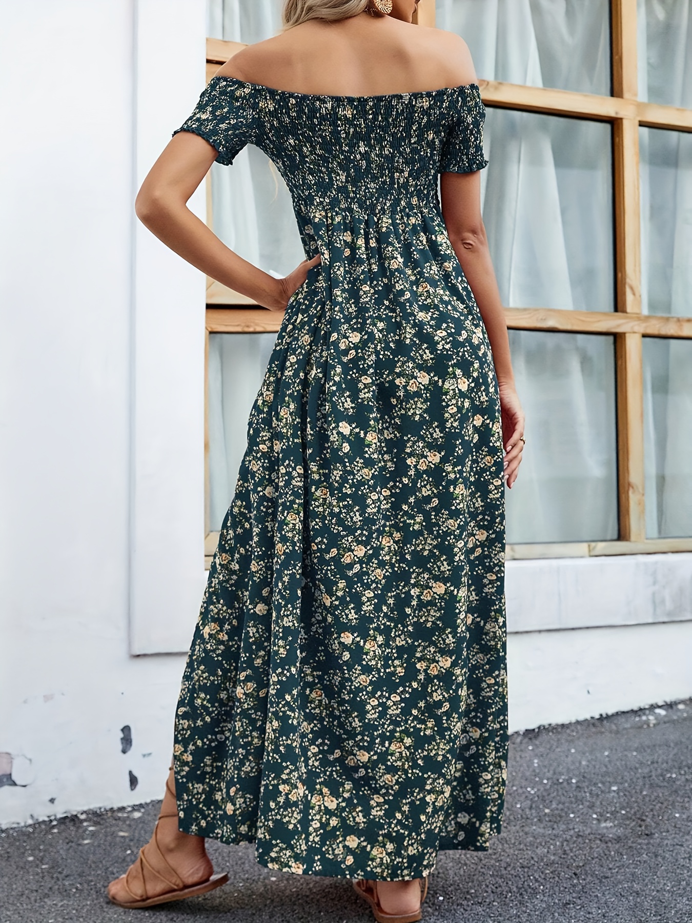 flowy one sleeve dress Primavera Couture 12009 - Asymmetrical Sequined Flowy Dress 6 / Grey main image 0