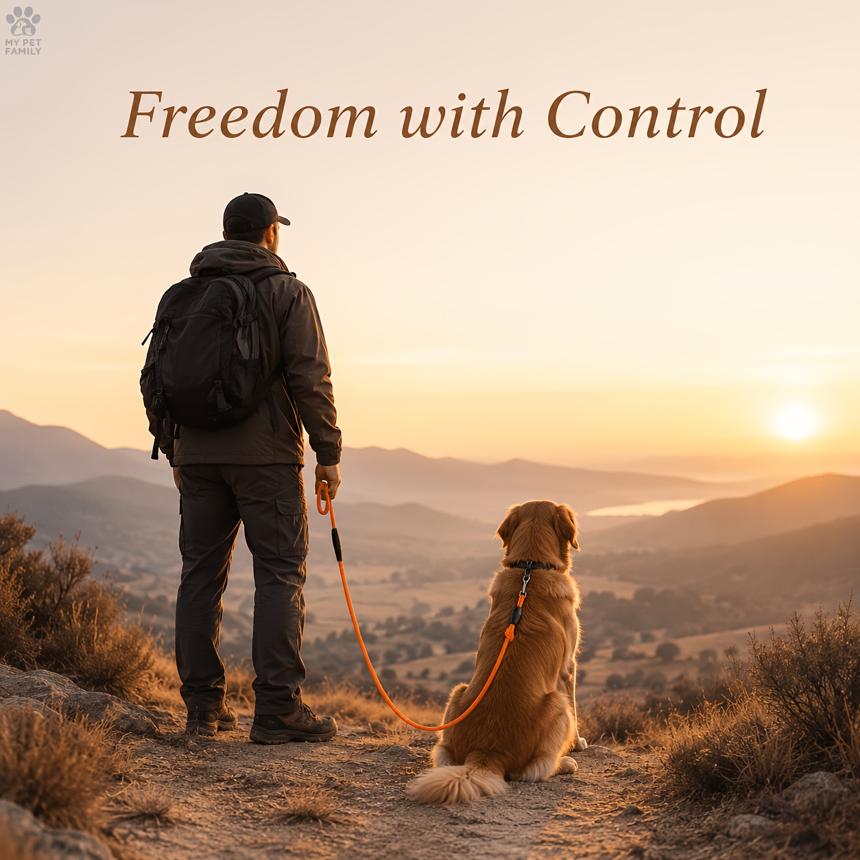 Heavy-Duty Dog Training Leash, Weather-Resistant Nylon Material