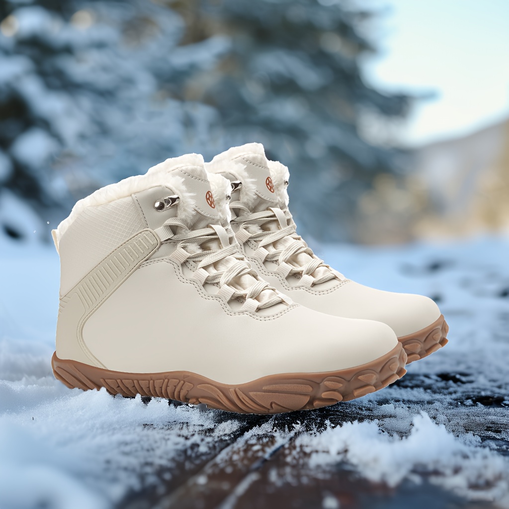 Snow Boots For Fullino Arch Support Unisex Boots Warm Leather