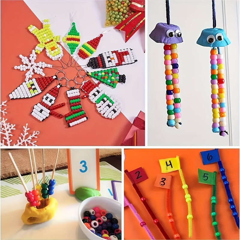 700pcs Multicolored Pony Beads for Jewelry Making