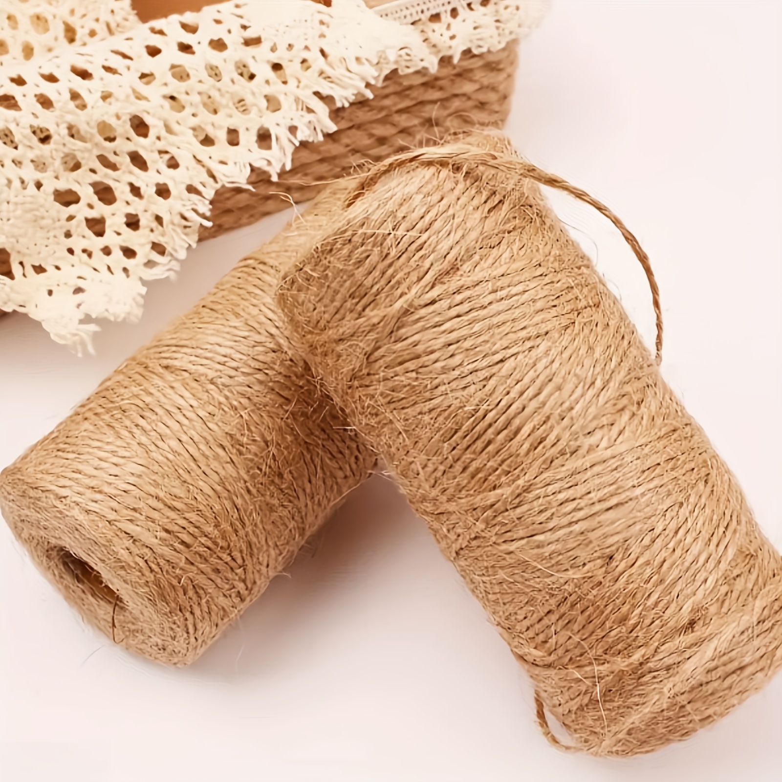 Natural Dry Twine Cord Jute Twine Rope Thread Decor Toy - Temu