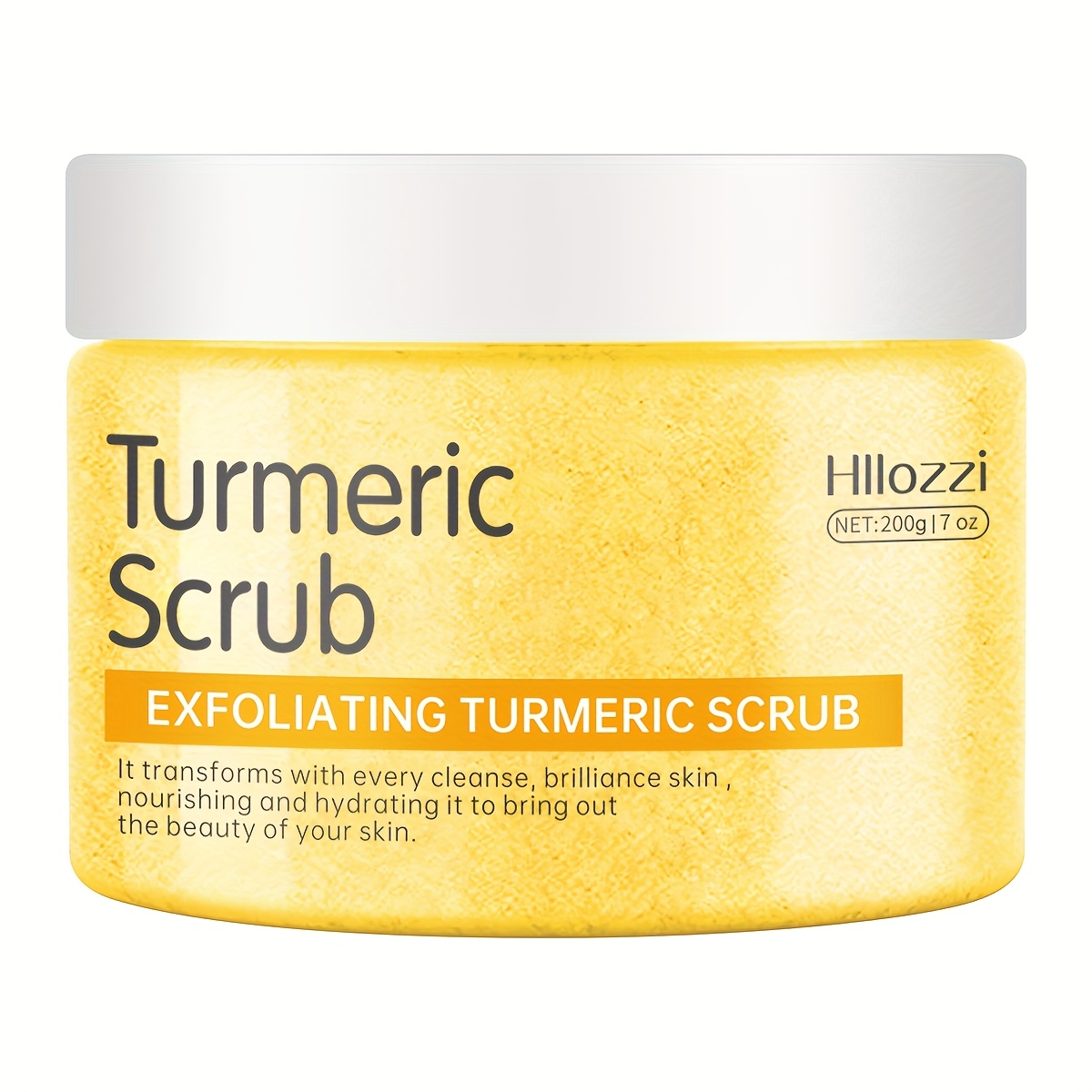 Image of Turmeric Scrub, Without Irritation, Ice Cream Texture, Delicate And Non-greasy, Contains Turmeric And Plant Squalane, Suitable For Types, For . With Plant Squalane
