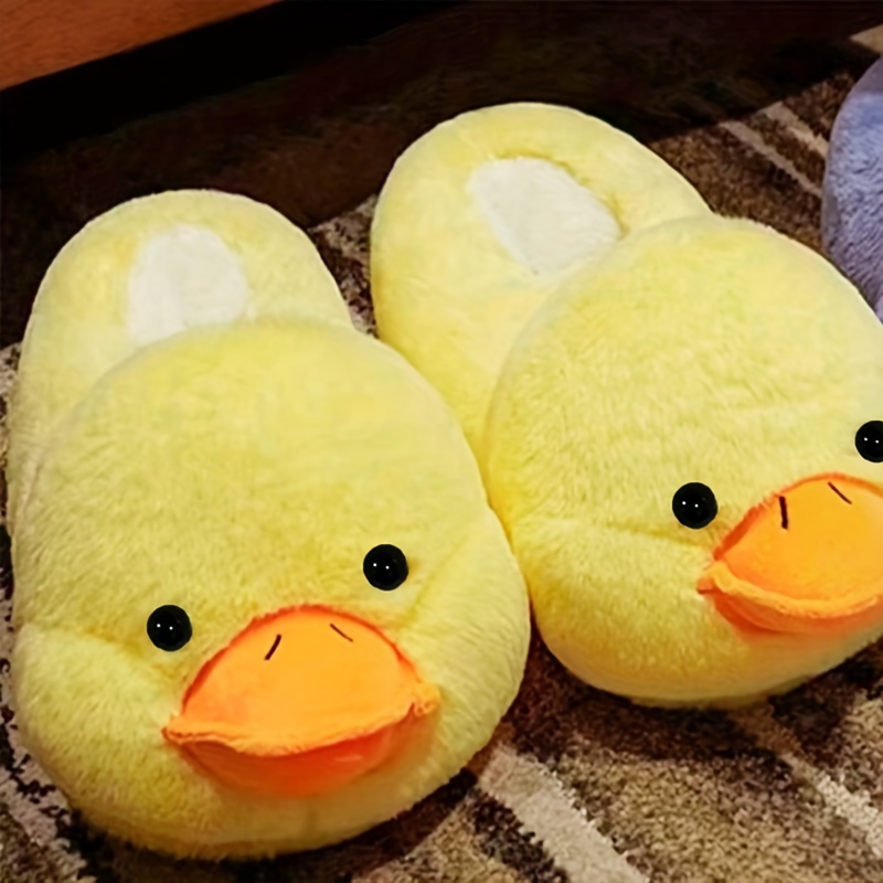 

Funny Cute Duck All-inclusive Cotton Shoes For Home Warm Shoes