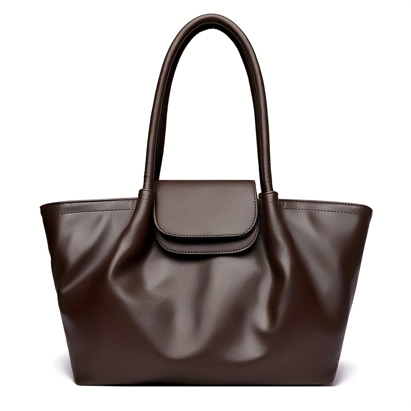 High-end Women's Small Handbag, Elegant Pu Tote Bag, Evening Shopping, Leisure, Large Capacity Handbag, Armpit Bag, Shoulder Bag