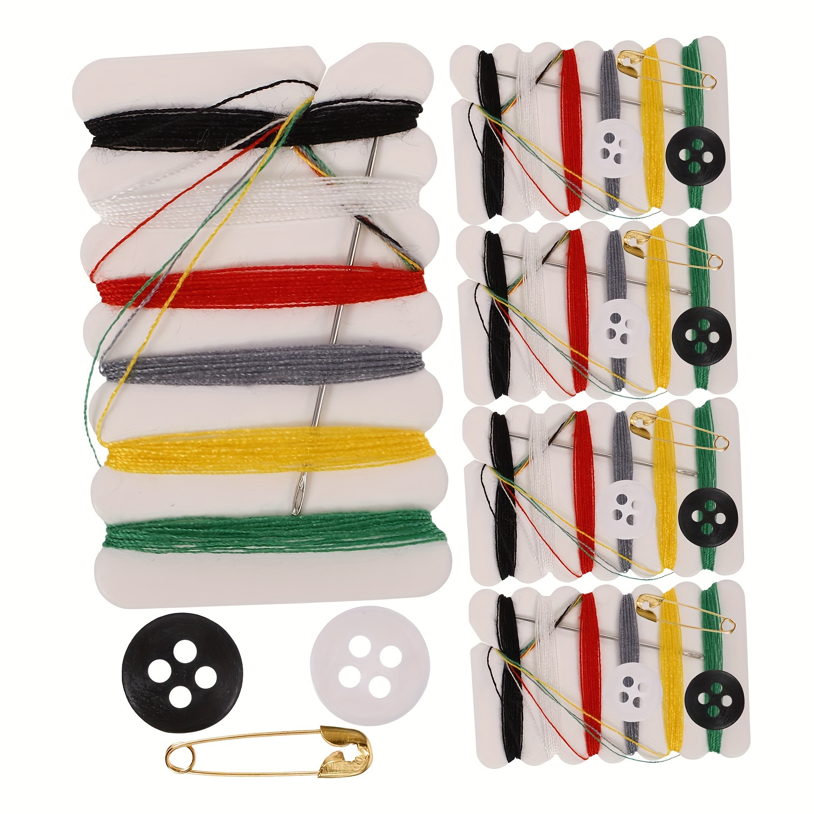 

Travel Sewing Kit - 50/20/ Set With Needles, , Buttons & Pins, Portable Emergency Repair Kit For Fixes, Colors