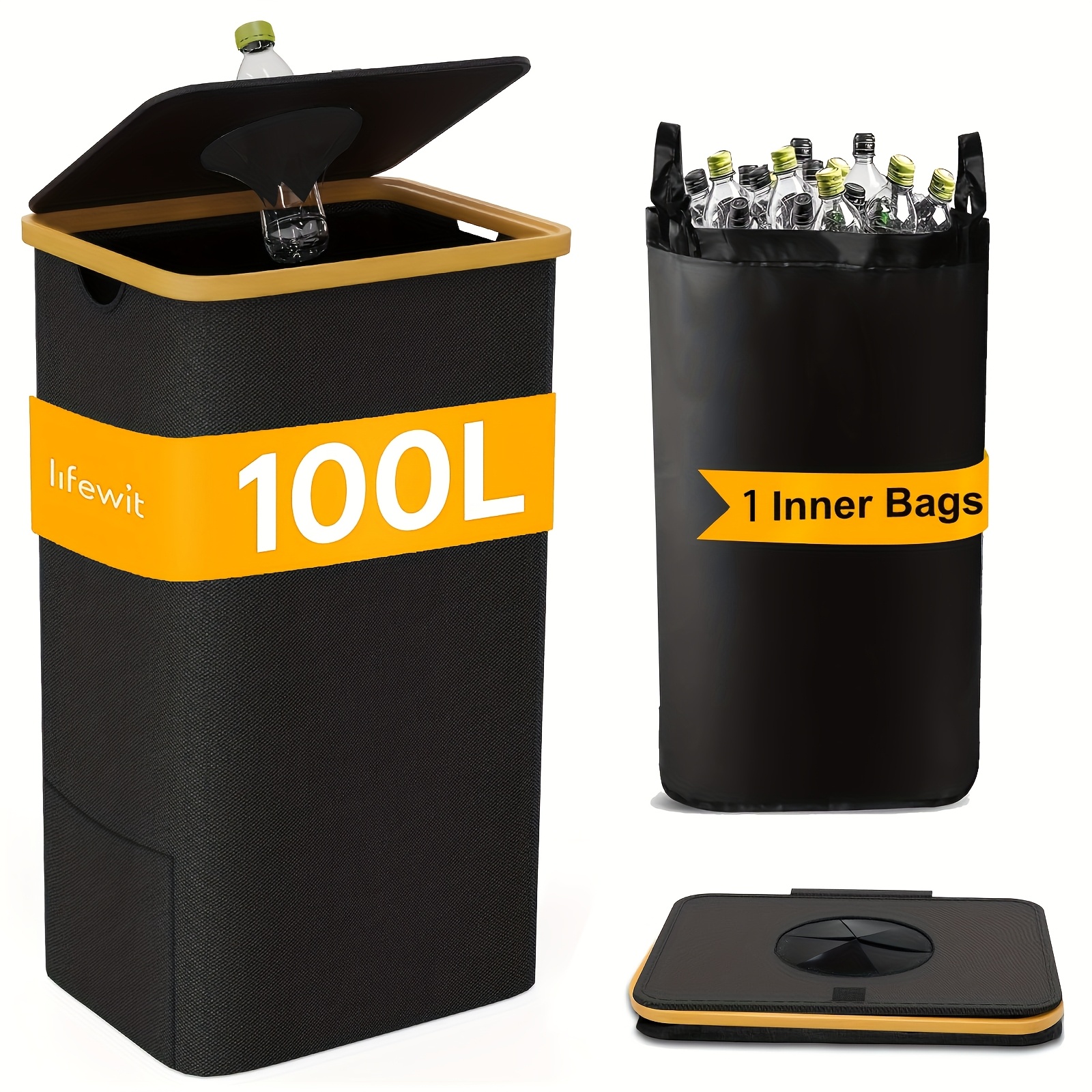 100l recyclingbehlter groem fassungsvermgen deckel - Temu Germany