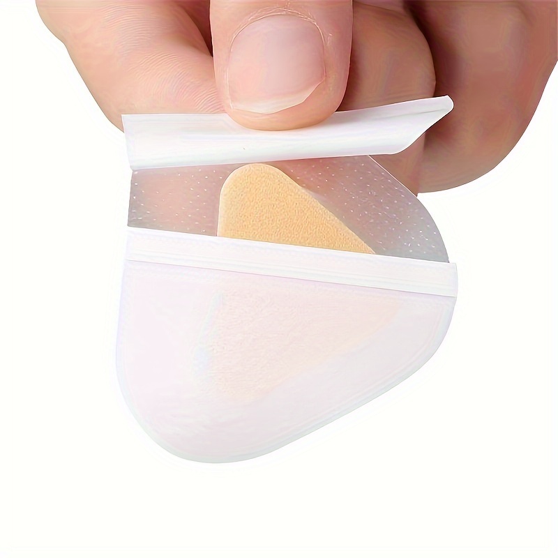 20pcs Gel Heel Protectors, Reusable Foot Pads, PE Material, Anti-Slip Comfort Stickers for Sore Heels, All-Day Shoe Liners for -Free Walking