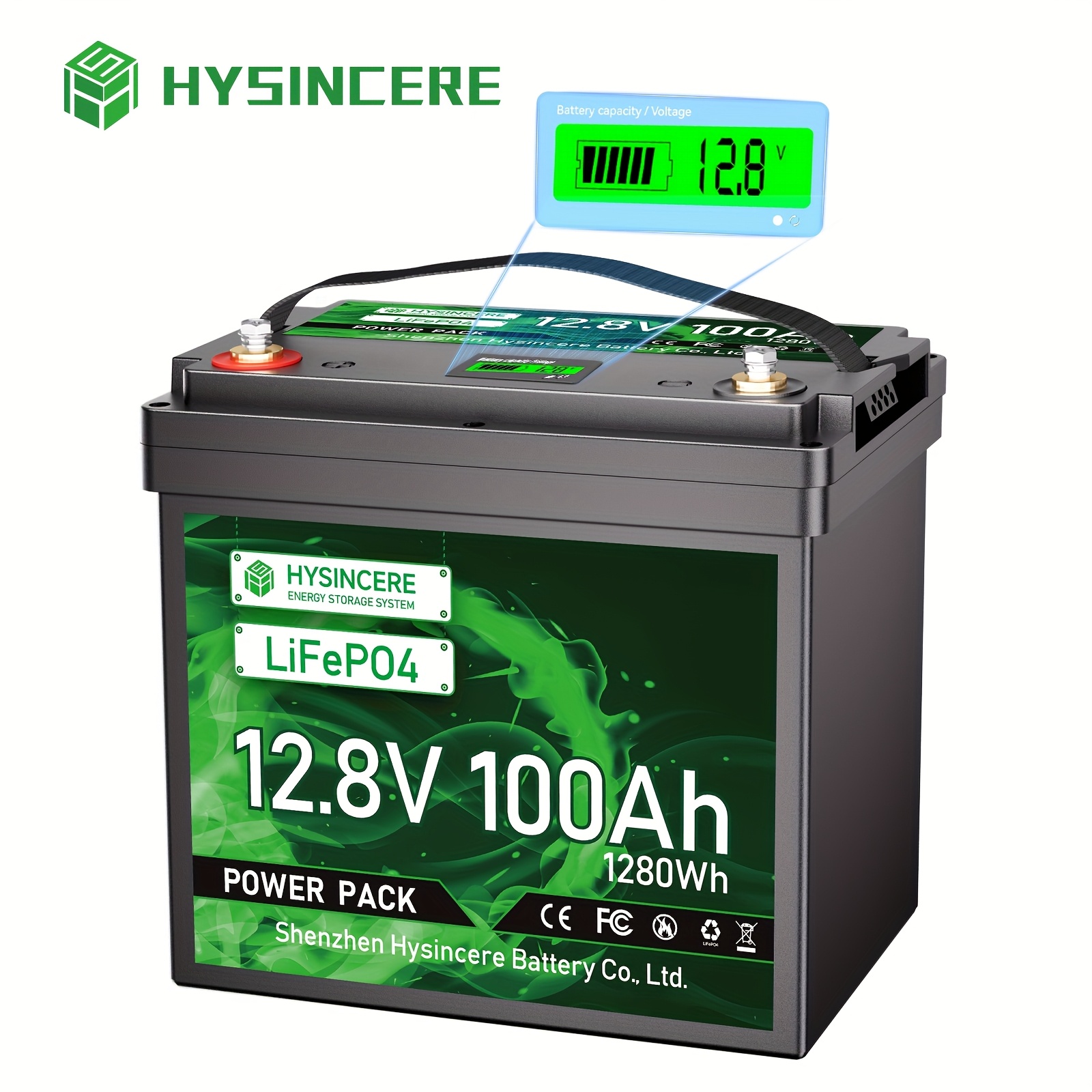 E-shop Halloween Outdoor Backup Power für das Karnevals-! 12V Batterie 50Ah/100Ah Lifepo4 Batterie HYSINCERE + Zellen mit nachverfolgbarem