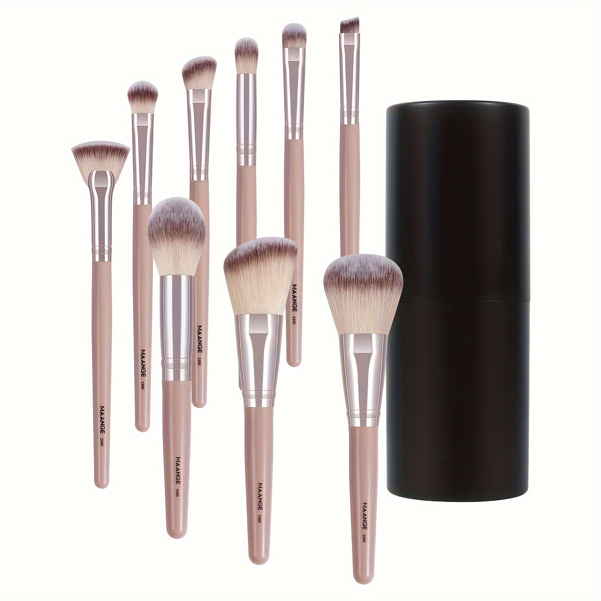 MAANGE 9/10/11/12pcs Professional Makeup Brush Kit