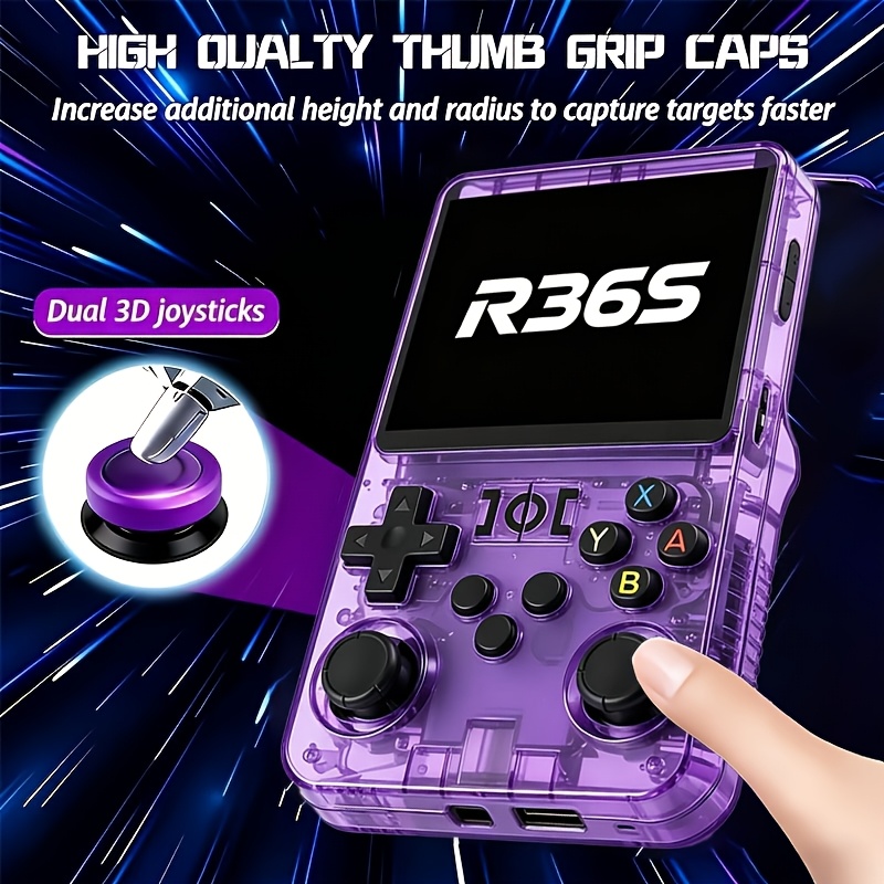 Retro R36S Handheld Game Console, 128GB Portable Game Console, 3.5-Inch HD Gaming Console, Long Battery Life, Dual Analog Sticks, Stable Gameplay, Perfect for Gaming Enthusiasts, Best Men's Birthday Gift Set, Five Colors Available