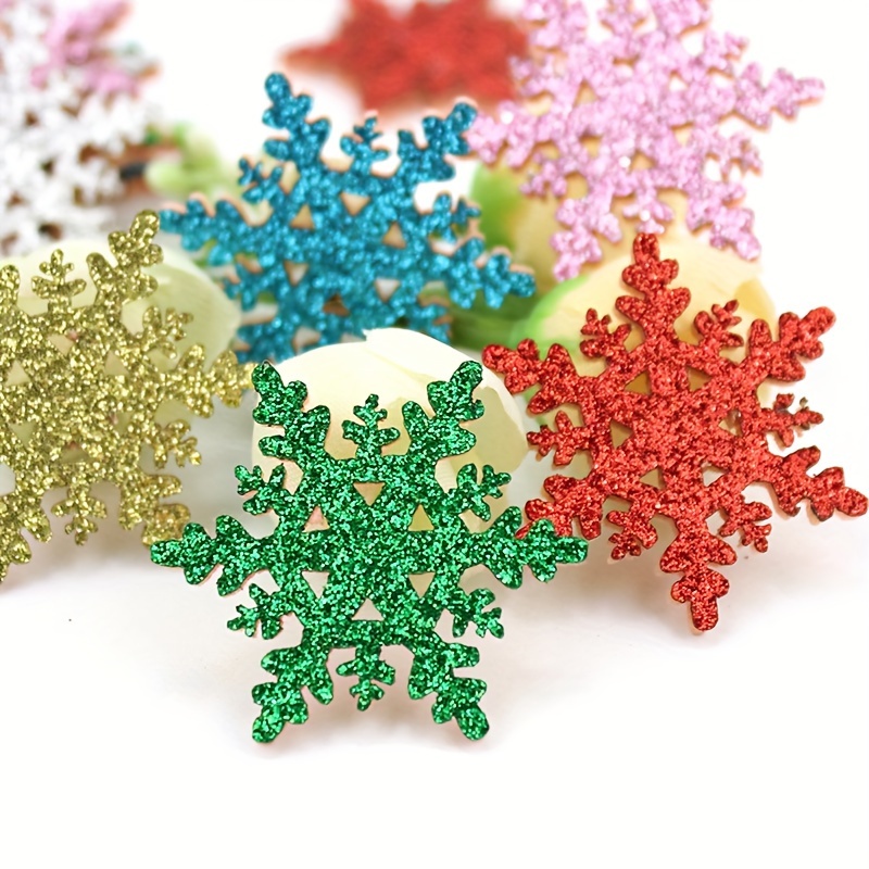 

30pcs Fabric Appliques, 3.5cm Christmas Wreath Gift Craft Decorations, Diy Hair Clip Accessories