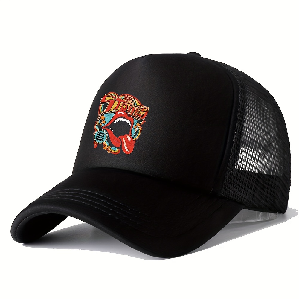 American Grown with Cuban Roots Trucker Hat, Adjustable Mesh Baseball Cap,  Outdoor Fishing Hat Black