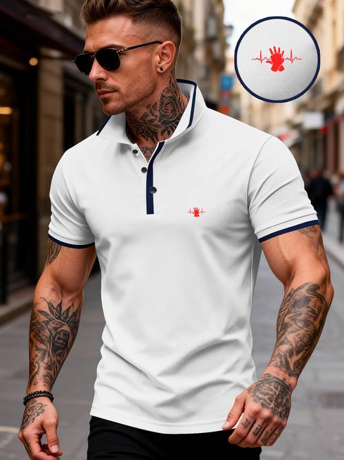 item picture and heartbeat 2026 mens classic shirt exquisite striped collar business easy individual trendy versatile top suitable for casual and formal occasions golf office daily wear