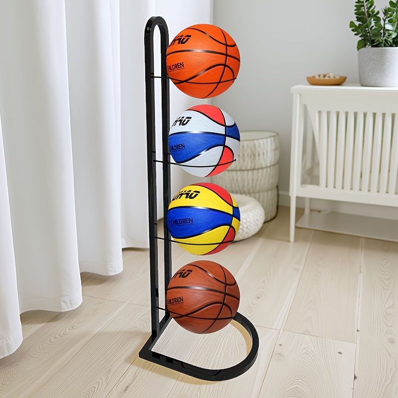 2 Stück Sportball-Halter Aus Metall – Wandmontiert, Weiß, Für Basketball, Fußball & Mehr (20x15,5x6,5 Cm)