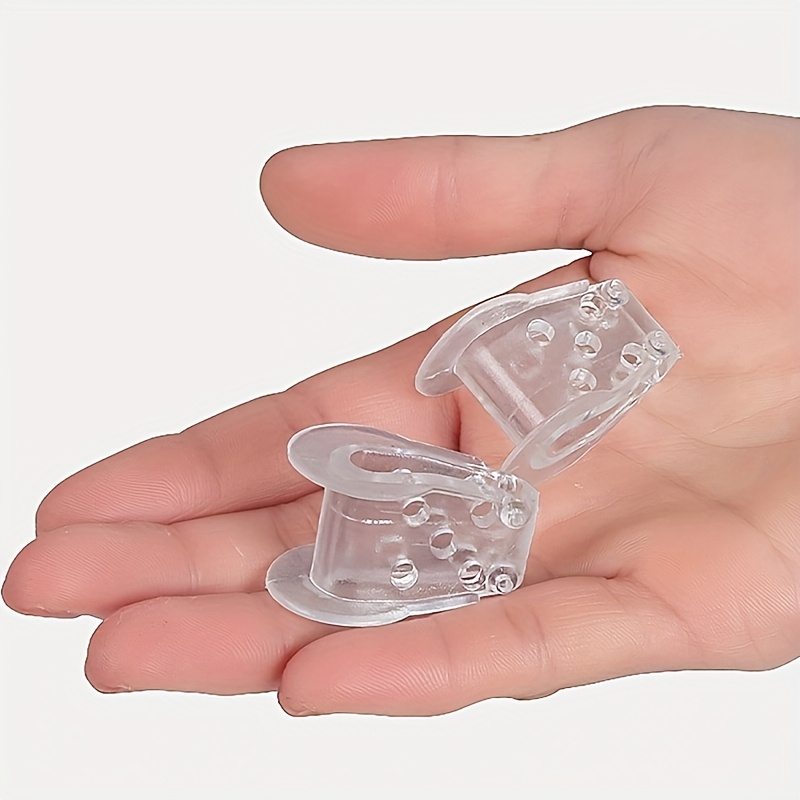1 Pair Toe Spacers, Overlapping Separators, Toe Pads, Silicone Material Comfortable, Soft, Washable And Reusable