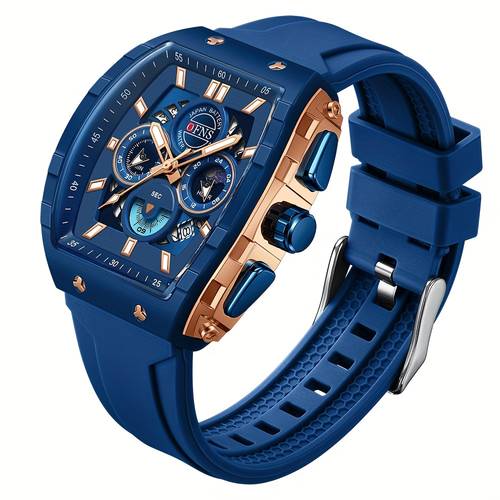 top brand mens watches waterproof luxury male quartz chronograph wristwatch calendar luminous fashion trend men business watch holiday birthday gifts
