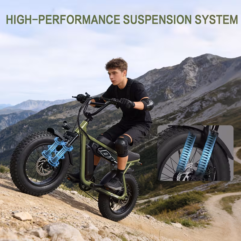 2 pack eskutes latest 2026 electric bicycle model for adults teens removable battery electric bike 16 4 tire 749w motor 48v 13ah removable battery the for gifts free phone bag and combination lock Product details 3
