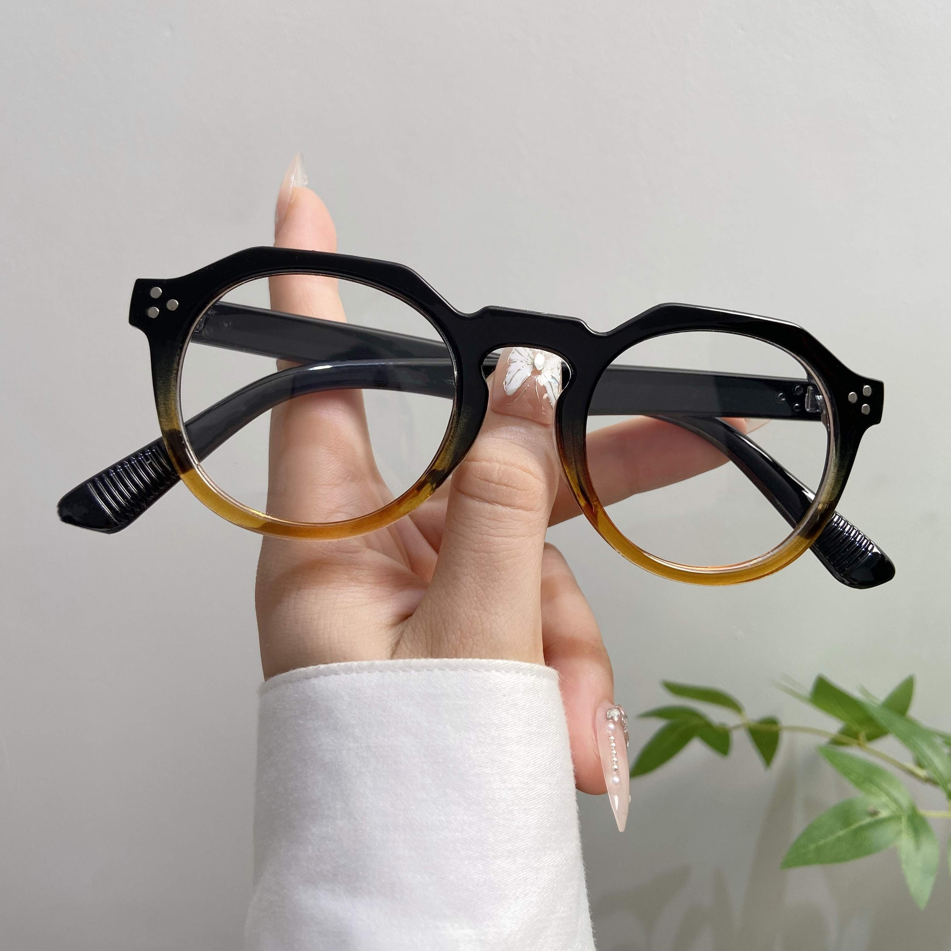 monture ronde non correctrice verres lunettes Temu Morocco