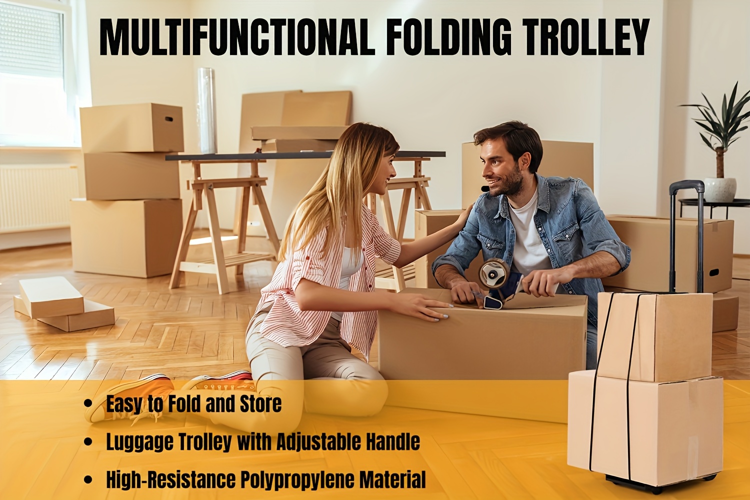 1pc of Small Folding Hand Truck with Dual Wheels, Lightweight Aluminum Alloy Collapsible Luggage Cart, Portable Folding Trolley for Shopping, Airport Travel, Moving, And Laundry Baskets.