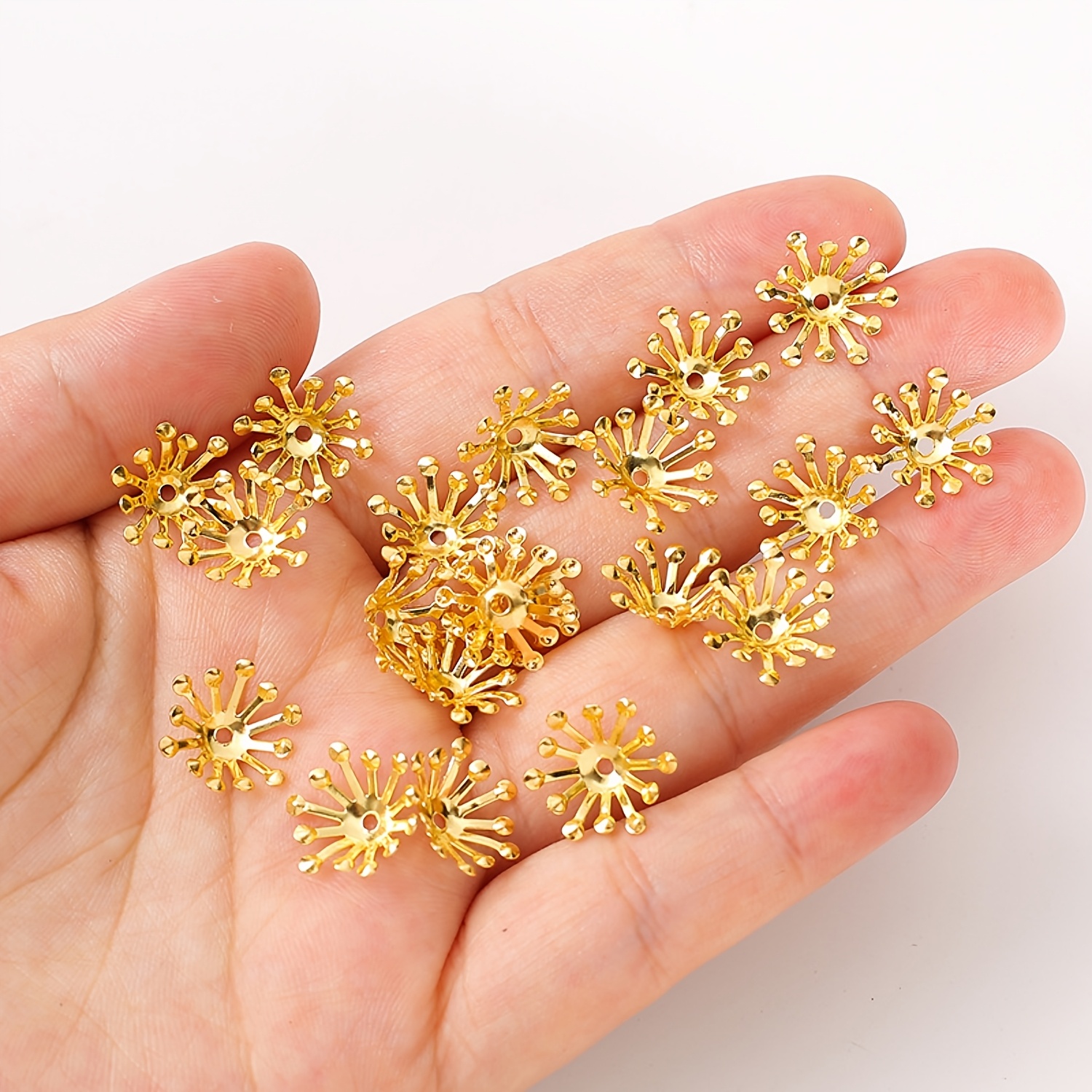 30/60pcs Flower Shaped Sewing Fasteners for Crafts