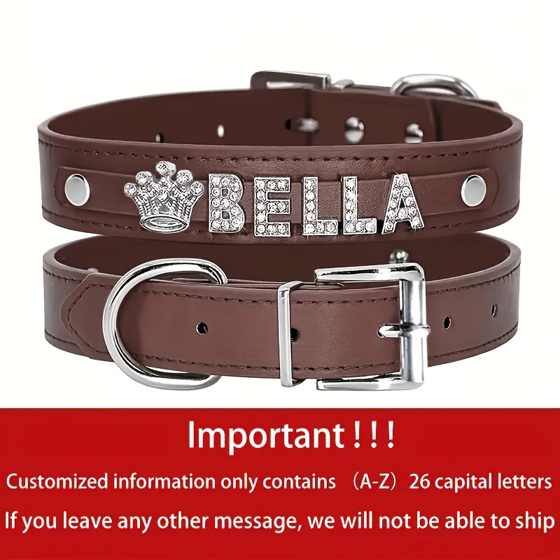 personalisiertes 1 teiliges hunde halsband kunstleder - Temu Luxembourg