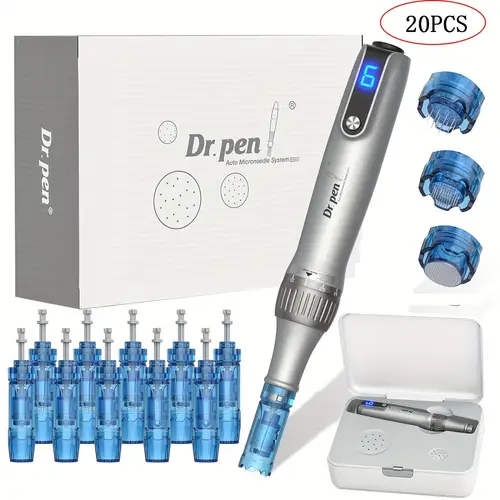 m8s pen pen skin care tool kit with 20pcs 0 25mm replacement cartridges