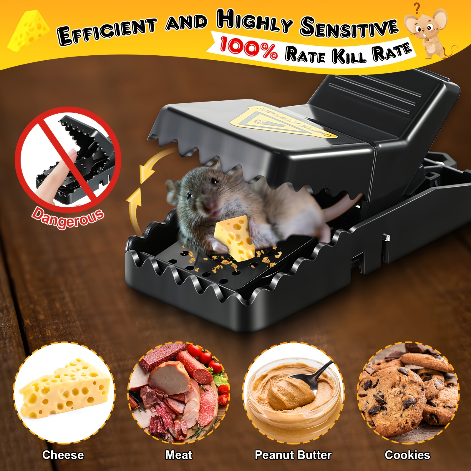 20 Sticky Glue Traps Mice Rats Mouse Rat Traps Indoor - Temu