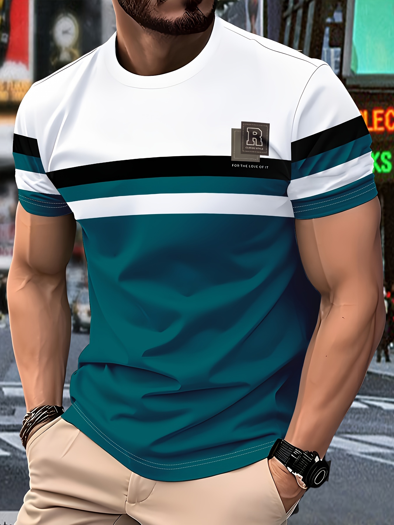 mens fashion casual t shirt lightweight polyester camisetas round neck short sleeve machine washable comfortable for   magliette daily wear t shirt transparent and elegant fabric t shirts