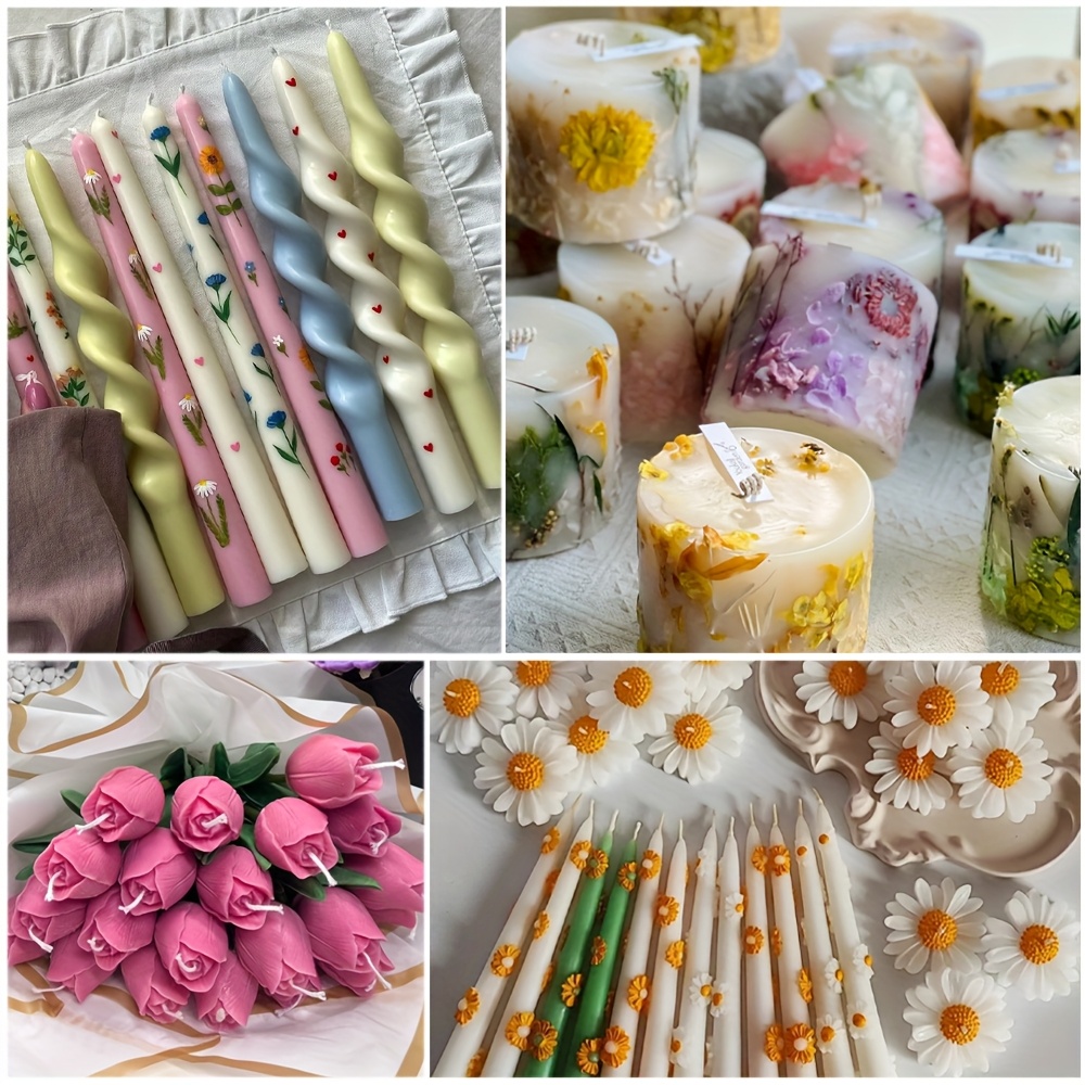 100g~1000g Soy Wax for DIY Scented Candle Jar Making